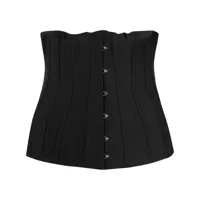dolce & gabbana corset ajusté - noir
