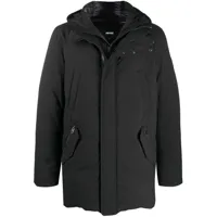 mackage manteau edward à capuche - noir