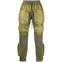 readymade pantalon matelassé à poches cargo - vert