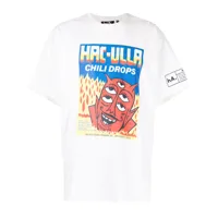haculla t-shirt chili drops vintage - blanc