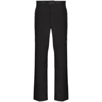 a-cold-wall* pantalon droit à taille ceinturée - noir