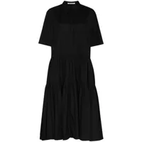 cecilie bahnsen robe-chemise primrose longue - noir