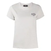 a.p.c. t-shirt à logo imprimé - tons neutres