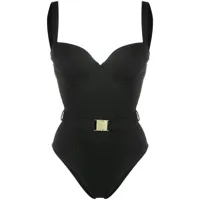 noire swimwear maillot de bain iconic ceinturé