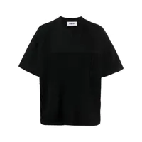 ambush t-shirt oversize à design patchwork - noir