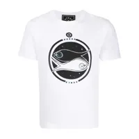 10 corso como t-shirt à imprimé poisson - blanc