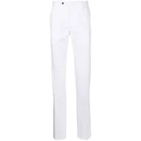 pt01 pantalon de costume à coupe slim - blanc