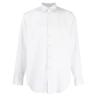 giorgio armani pre-owned chemise à poche poitrine (années 1990) - blanc