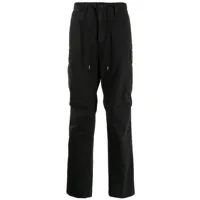 polo ralph lauren pantalon droit à poches cargo - noir