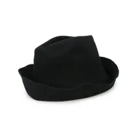 reinhard plank chapeau artista à bord retroussé - noir
