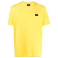 paul & shark t-shirt à patch logo - jaune