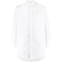yohji yamamoto chemise à poches à rabat - blanc