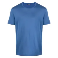 kiton t-shirt à encolure ronde - bleu