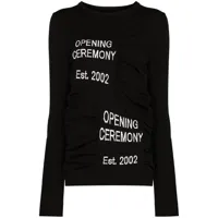 opening ceremony pull à logo - noir