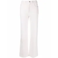 barrie pantalon de tailleur en jean - blanc