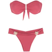 brigitte bikini à design bandeau - rose