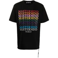 mastermind world t-shirt à logo imprimé - noir