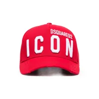 dsquared2 casquette à broderies icon - rouge