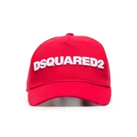 dsquared2 casquette à logo brodé - rouge