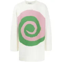 jw anderson pull en maille intarsia - blanc