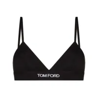 tom ford soutien-gorge à bande logo - noir