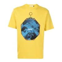 undercover t-shirt à imprimé graphique - jaune