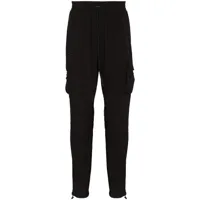 represent pantalon de jogging 247 à fermeture duffle-coat - noir
