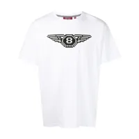 mostly heard rarely seen 8-bit t-shirt flying 8 à imprimé graphique - blanc
