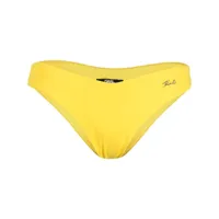 karl lagerfeld haut de bikini à logo imprimé - jaune