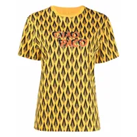 rabanne t-shirt à imprimé ciao paco - jaune