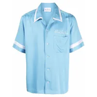 blue sky inn chemise à logo brodé - bleu