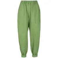 clube bossa pantalon sam en lin - vert