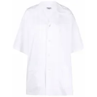 balenciaga chemise de pyjama en coton - blanc