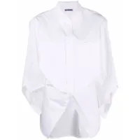 balenciaga chemise swing twisted - blanc