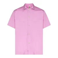 tekla chemise de pyjama à manches courtes - violet