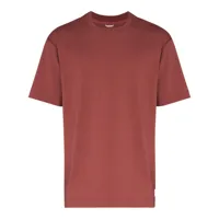 reigning champ t-shirt à patch logo - rouge
