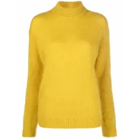 tom ford pull à col montant - jaune