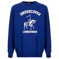 undercover sweat à logo imprimé - bleu