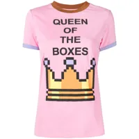 natasha zinko t-shirt queen of the boxes - rose