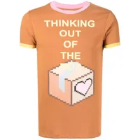 natasha zinko t-shirt thinking out of the box - orange