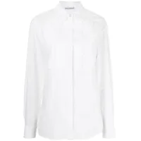 rabanne chemise à boutonnière - blanc