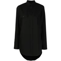 wardrobe.nyc chemise à coupe mi-longue - noir