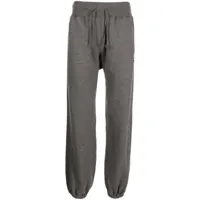undercover pantalon de jogging à patch logo - gris