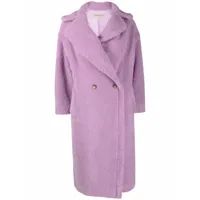 blanca vita manteau tuia à boutonnière croisée - violet