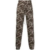 mostly heard rarely seen pantalon de jogging à motif camouflage - marron