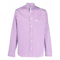 mackintosh chemise bloomsbury à carreaux vichy - violet