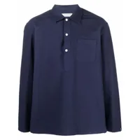 mackintosh chemise military en coton - bleu