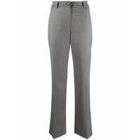 gianfranco ferré pre-owned pantalon de tailleur à taille haute (années 1990) - gris