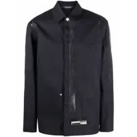 a-cold-wall* x mackintosh chemise à bords contrastants - noir