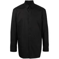 shiatzy chen chemise unie à patte de boutonnage - noir